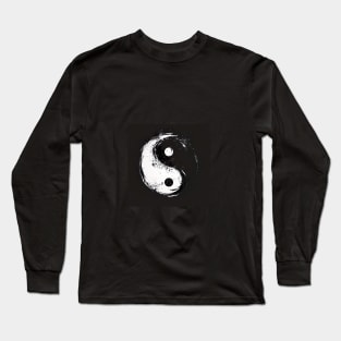 Minimalistic Ying yang Long Sleeve T-Shirt